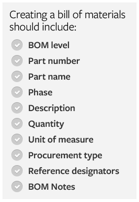 PCB Assembly: Creating a Bill of Materials PCB Assembly: Creating a Bill of Materials